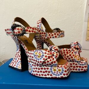Anna Sui x Fluevog Munster Platform Heels size 7